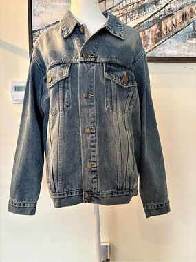 Chanel Denim Jacket Blue Size FR 34
